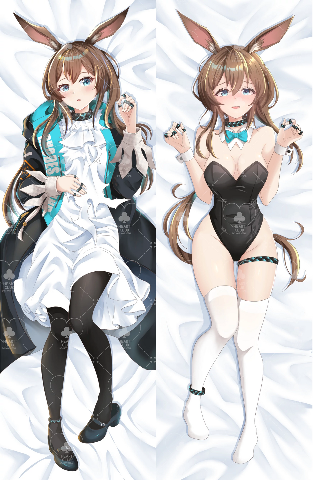 Amiya [Medic] Dakimakura Anime Body Pillow Cover ( Arknights ) by Fear Sense - Heart Club