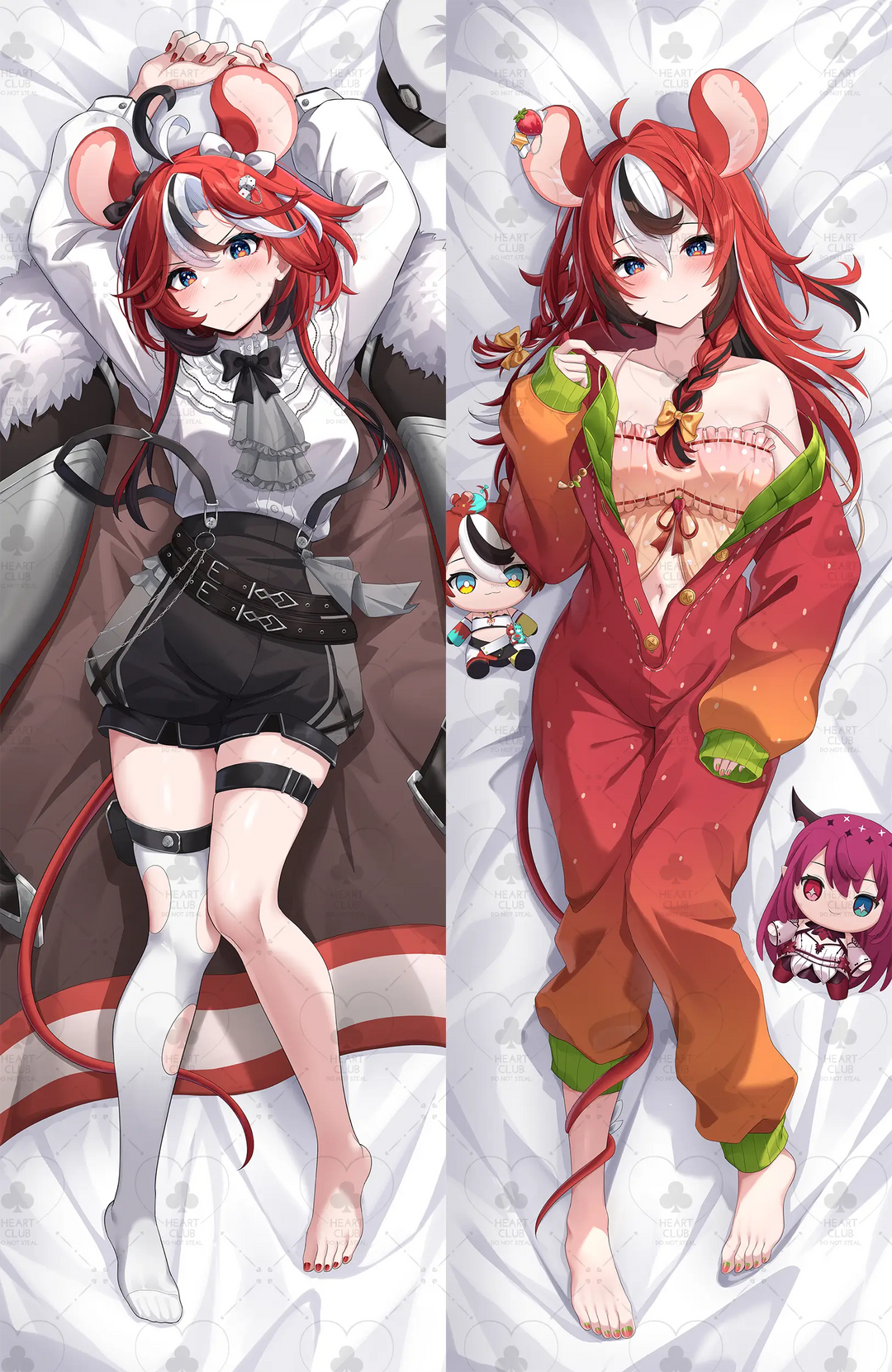 Bae Dakimakura Anime Body Pillow Cover ( Hololive ) by Ardenlolo - Heart Club