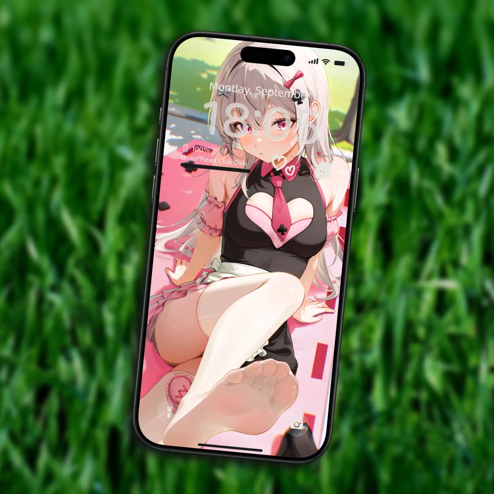 "Hearts & Soles" Mobile Wallpaper ( Original ) by どれも - Heart Club