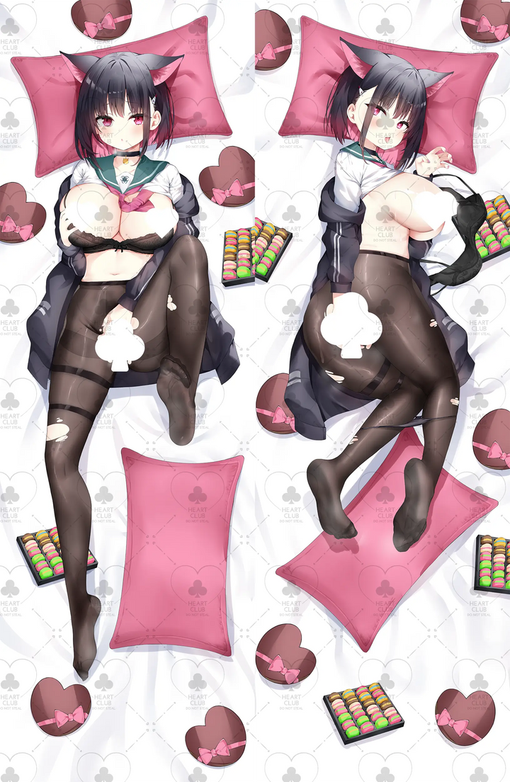Kazusa Dakimakura Anime Body Pillow Cover (R18) ( Blue Archive ) by kuka - Heart Club