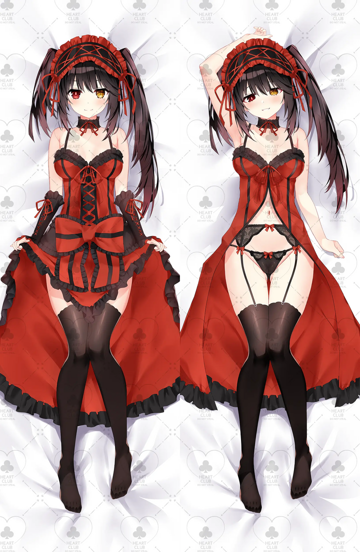 Kurumi Dakimakura Anime Body Pillow Cover (R18) ( Date A Live ) by kuka - Heart Club