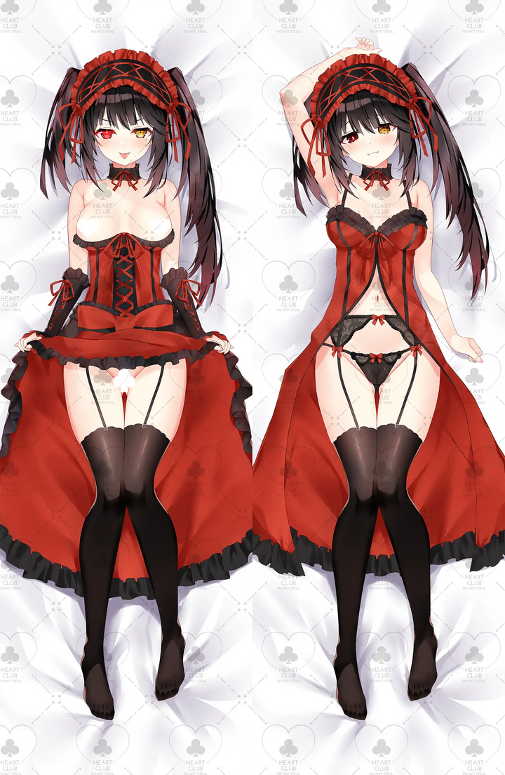 Kurumi Dakimakura Anime Body Pillow Cover (R18) ( Date A Live ) by kuka - Heart Club