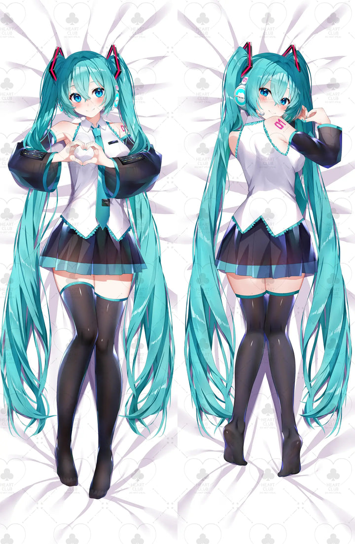 Miku [Heart Hands] Dakimakura Anime Body Pillow Cover ( Vocaloid ) by kuka - Heart Club