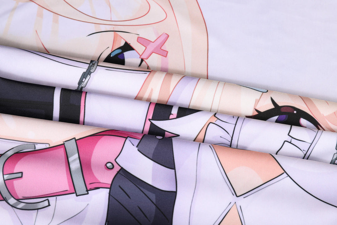 FUWAMOCO Dakimakura Anime Body Pillow Cover ( Hololive ) by Seirenna - Heart Club