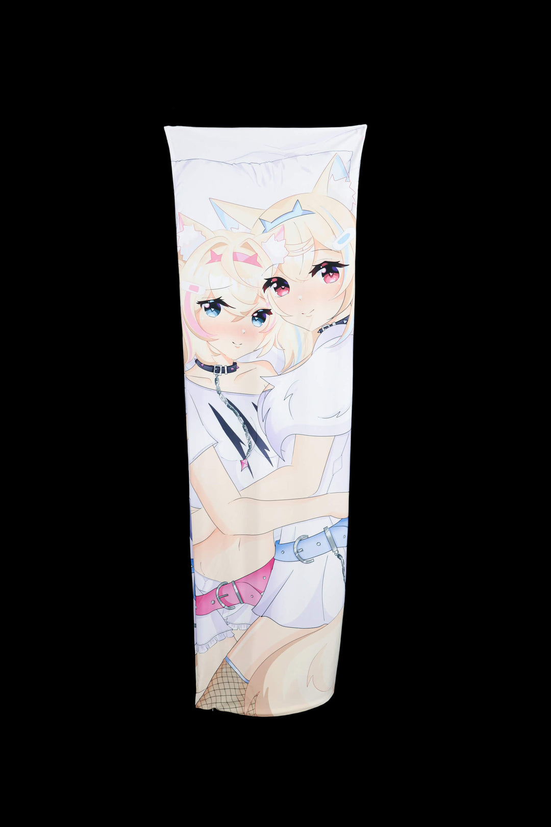 FUWAMOCO Dakimakura Anime Body Pillow Cover ( Hololive ) by Seirenna - Heart Club