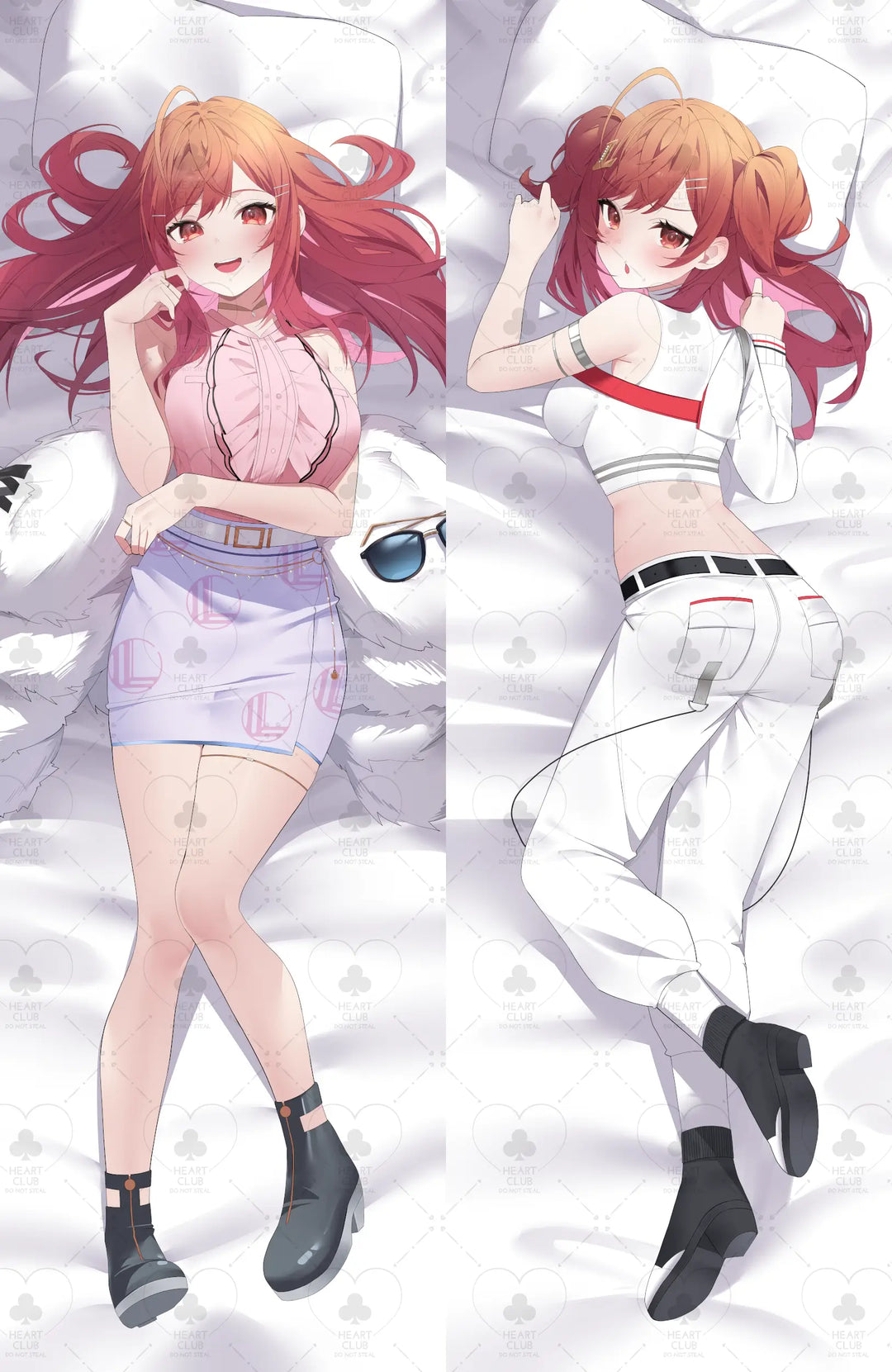 Ririka Dakimakura Anime Body Pillow Cover ( Hololive ) by yuuk1 - Heart Club