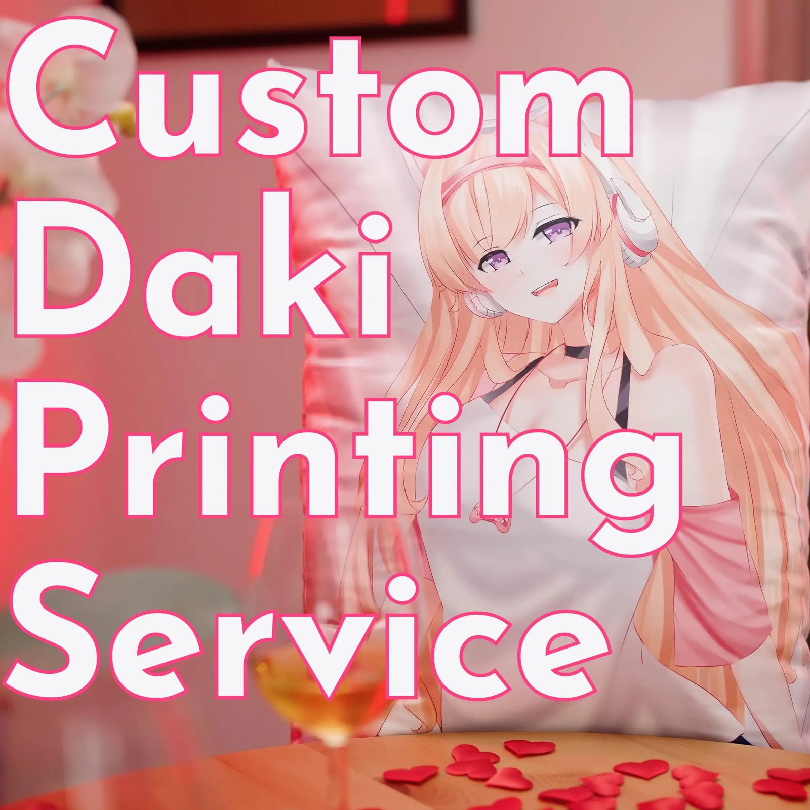 Custom Dakimakura Anime Body Pillow Cover Print ( Custom ) by Heart Club - Heart Club