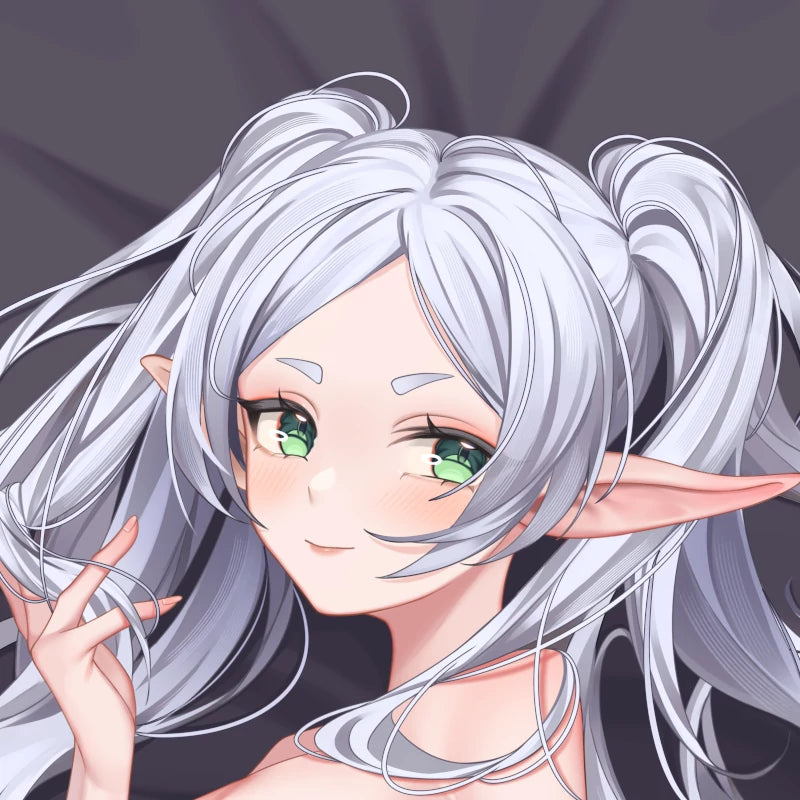 Frieren Dakimakura Anime Body Pillow Cover (R18) ( Frieren: Beyond Journey's End ) by miraymoon - Heart Club