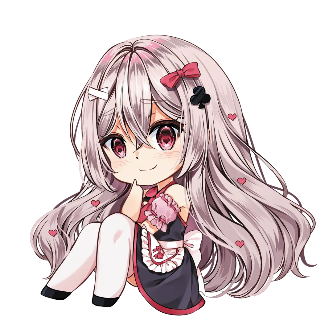 Heart Club Mascot Dakimakura Keychain ( Original ) by Aucrowne - Heart Club