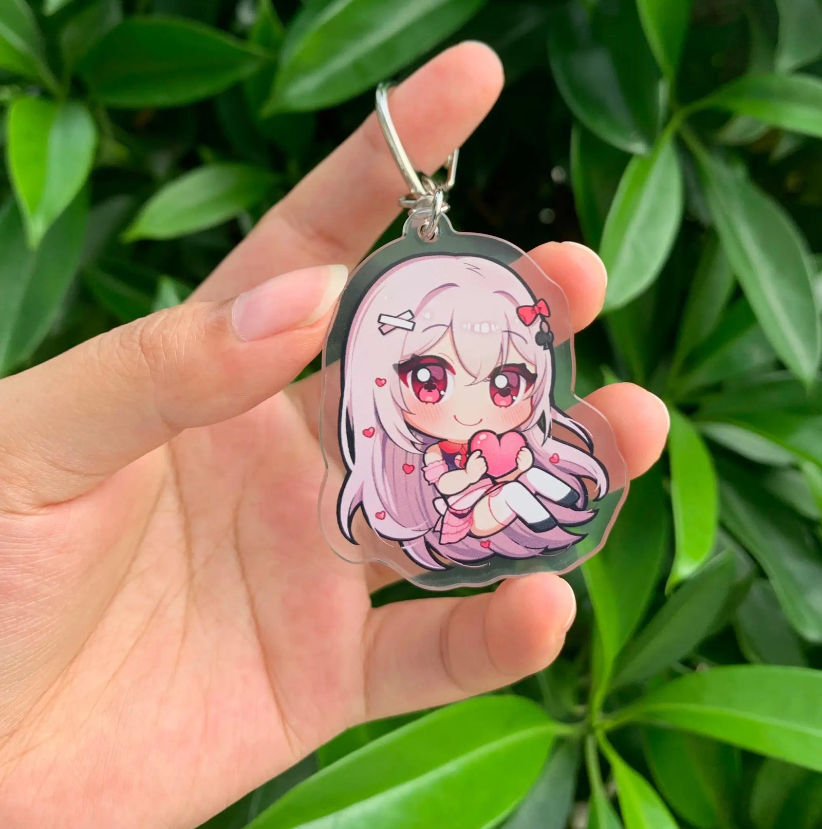 Heart Club Mascot Acrylic Keychain ( Original ) by aivysu - Heart Club