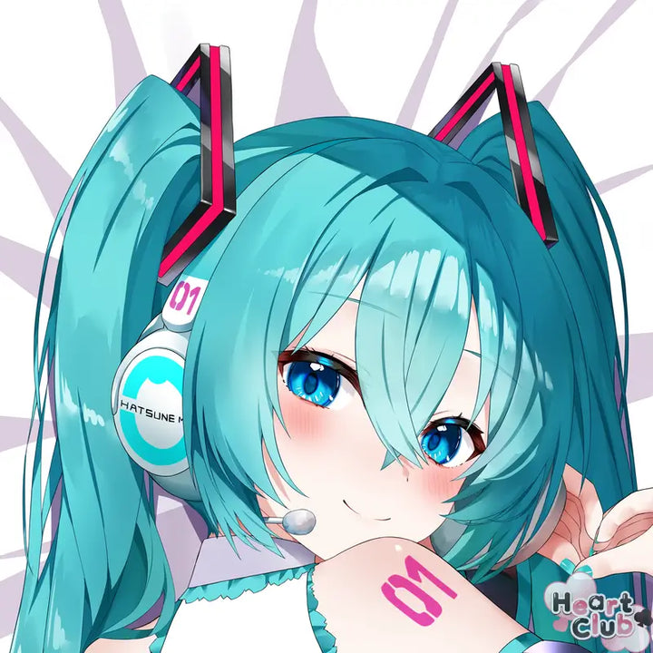 Miku [Heart Hands] Dakimakura Anime Body Pillow Cover ( Vocaloid ) by kuka - Heart Club