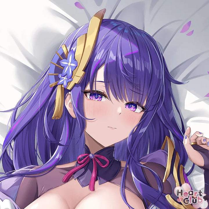 Raiden Dakimakura Anime Body Pillow Cover (R18) ( Genshin Impact ) by DokiMaru - Heart Club