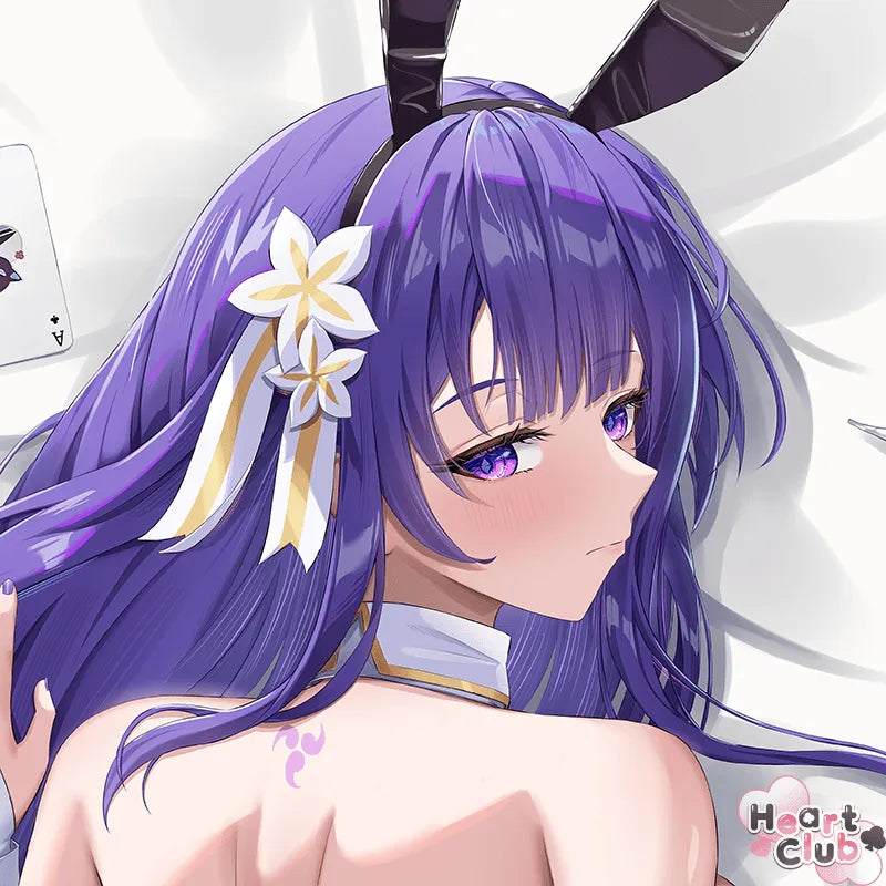 Raiden Dakimakura Anime Body Pillow Cover ( Genshin Impact ) by DokiMaru - Heart Club