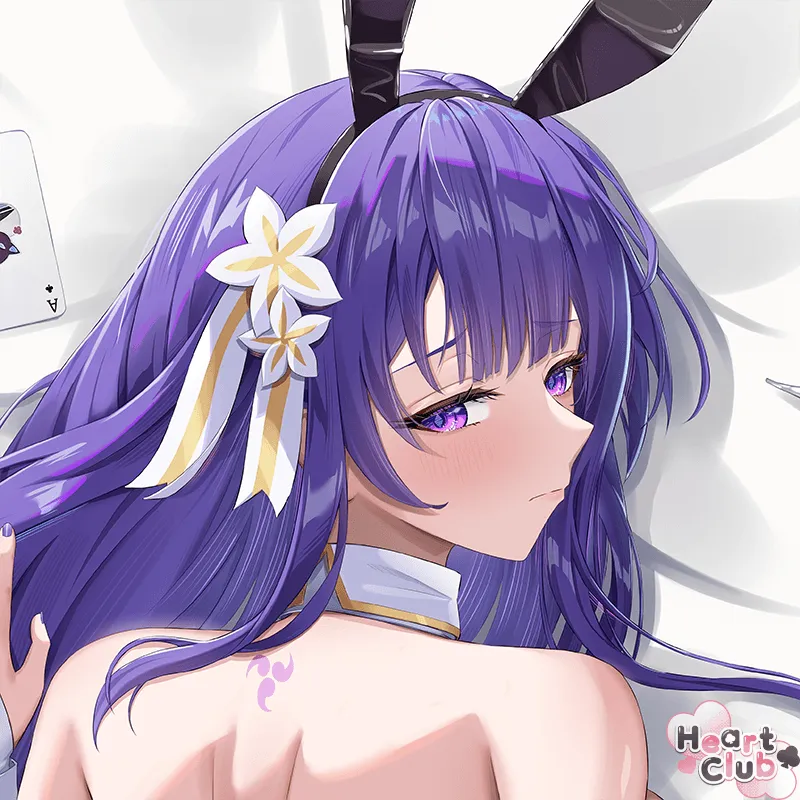 Raiden Dakimakura Anime Body Pillow Cover (R18) ( Genshin Impact ) by DokiMaru - Heart Club