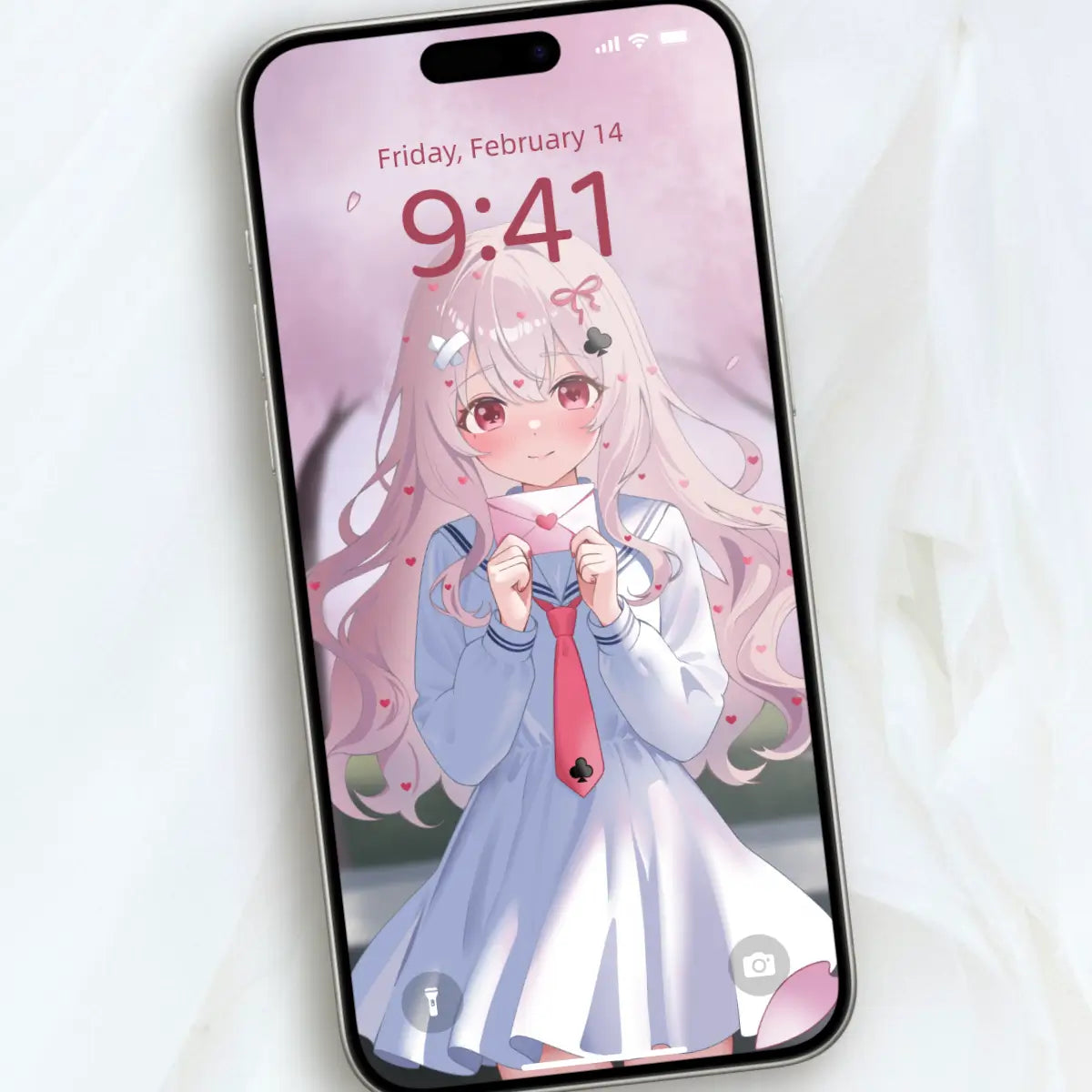 "Valentine Confession" Mobile Wallpaper ( Original ) by Ray - Heart Club